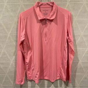 San Soleil UV 50+ Cooling Long Sleeve Activewear Top Sz XL